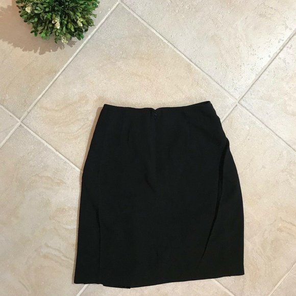 INC International Concepts Black Skirt Size 2 181 - Picture 2 of 6